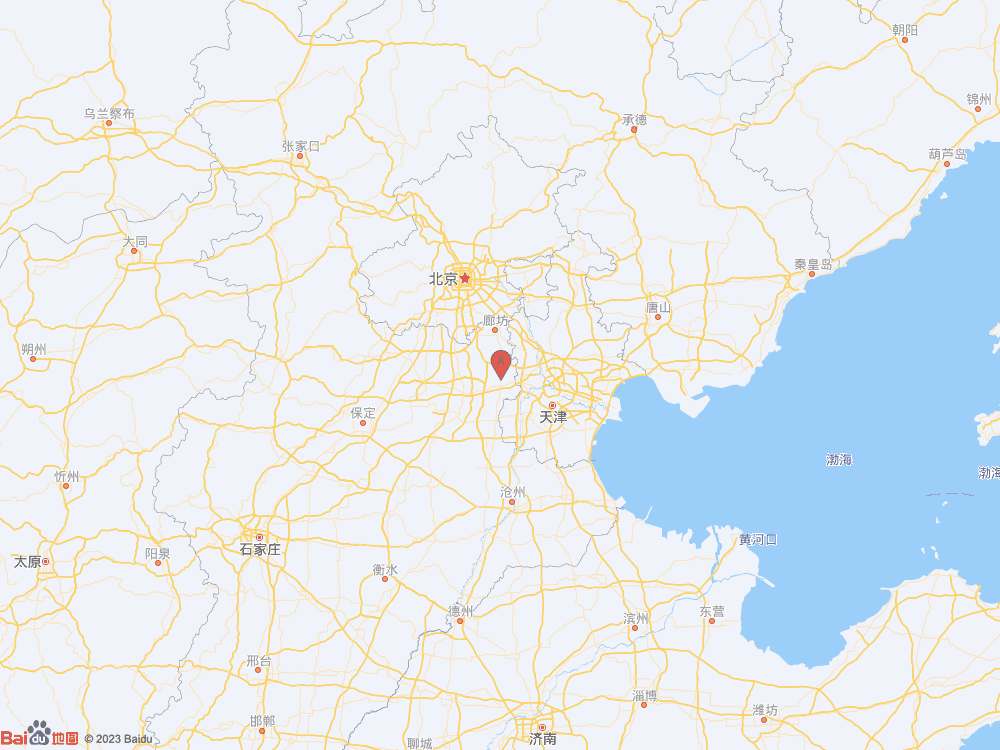 河北廊坊市安次區(qū)發(fā)生2.1級(jí)地震