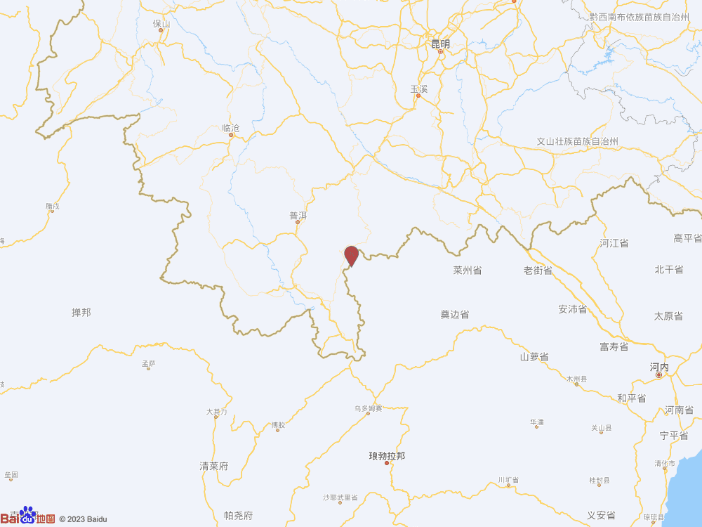 老撾發(fā)生3.3級地震