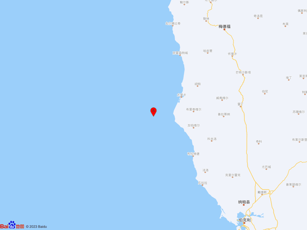 美國加利福尼亞州北部沿岸近海發(fā)生7.0級地震