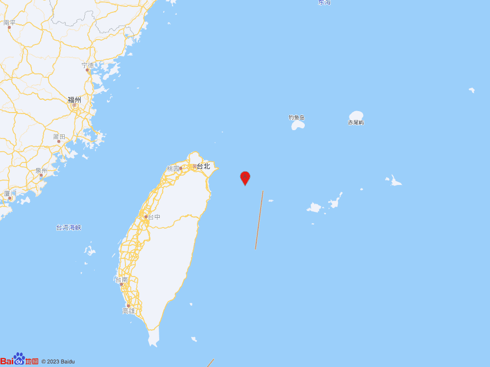 臺灣宜蘭縣海域發(fā)生4.0級地震