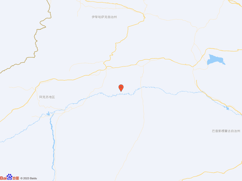 新疆阿克蘇地區(qū)庫車市發(fā)生3.9級地震