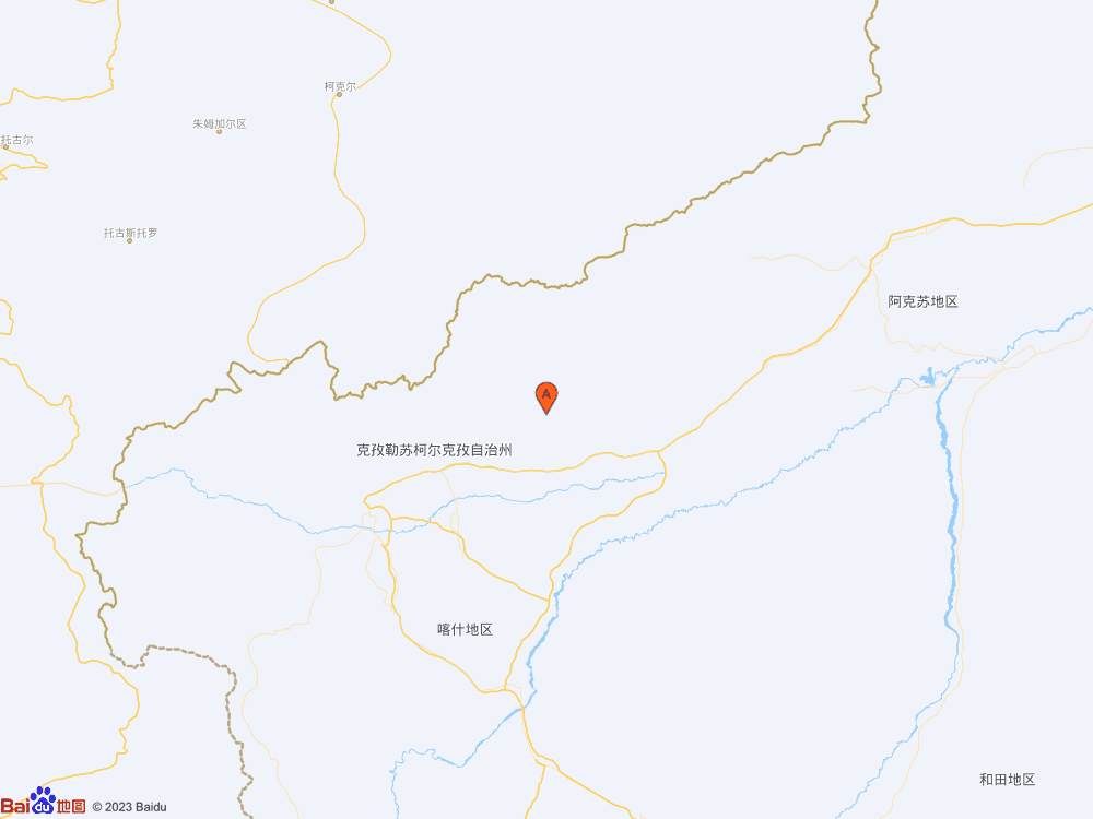 新疆克孜勒蘇州阿圖什市發(fā)生3.5級地震