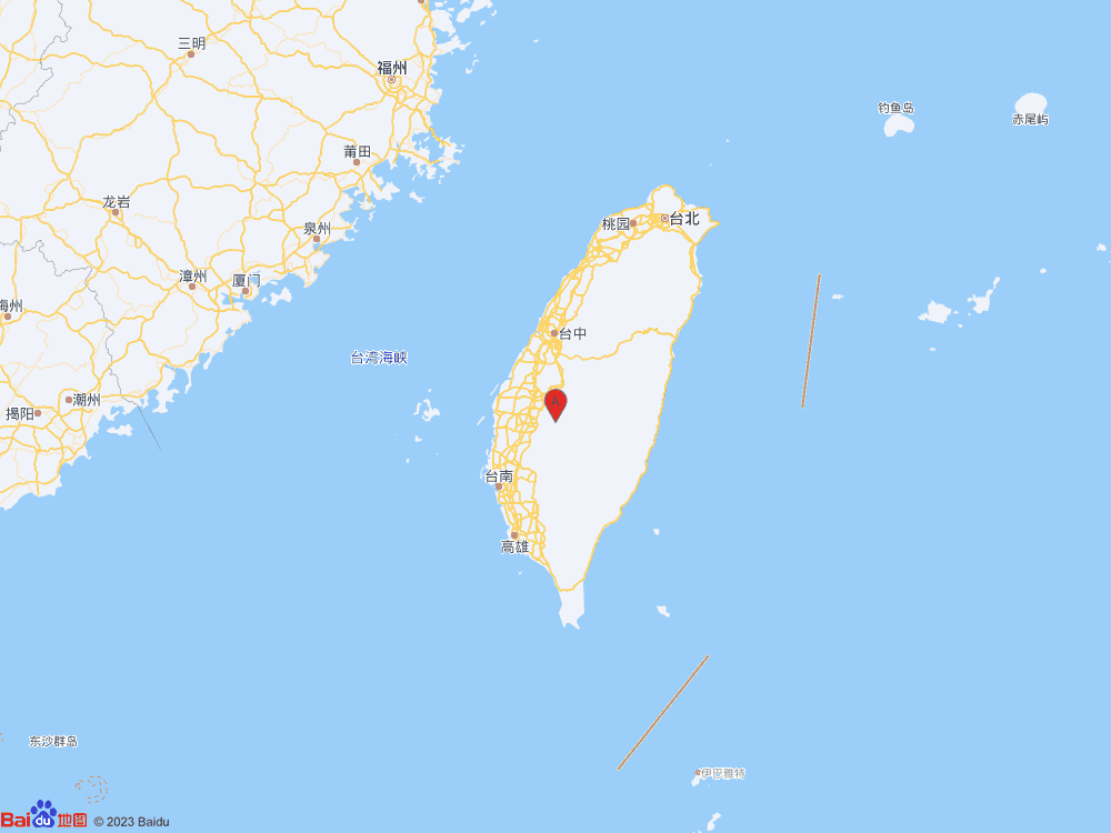 臺灣嘉義縣發(fā)生4.4級地震