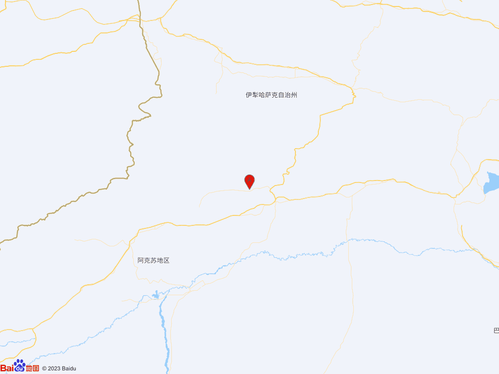 新疆阿克蘇地區(qū)拜城縣發(fā)生3.2級地震