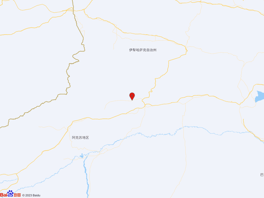 新疆阿克蘇地區(qū)拜城縣發(fā)生3.6級地震