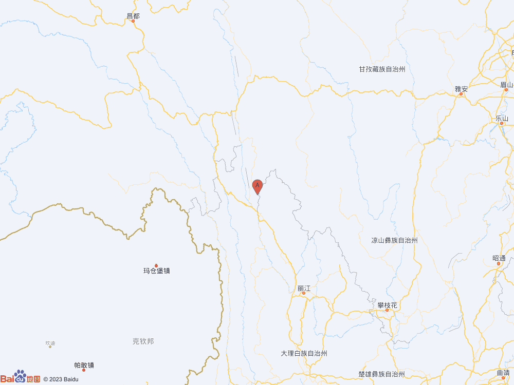 四川甘孜州得榮縣發(fā)生3.0級地震