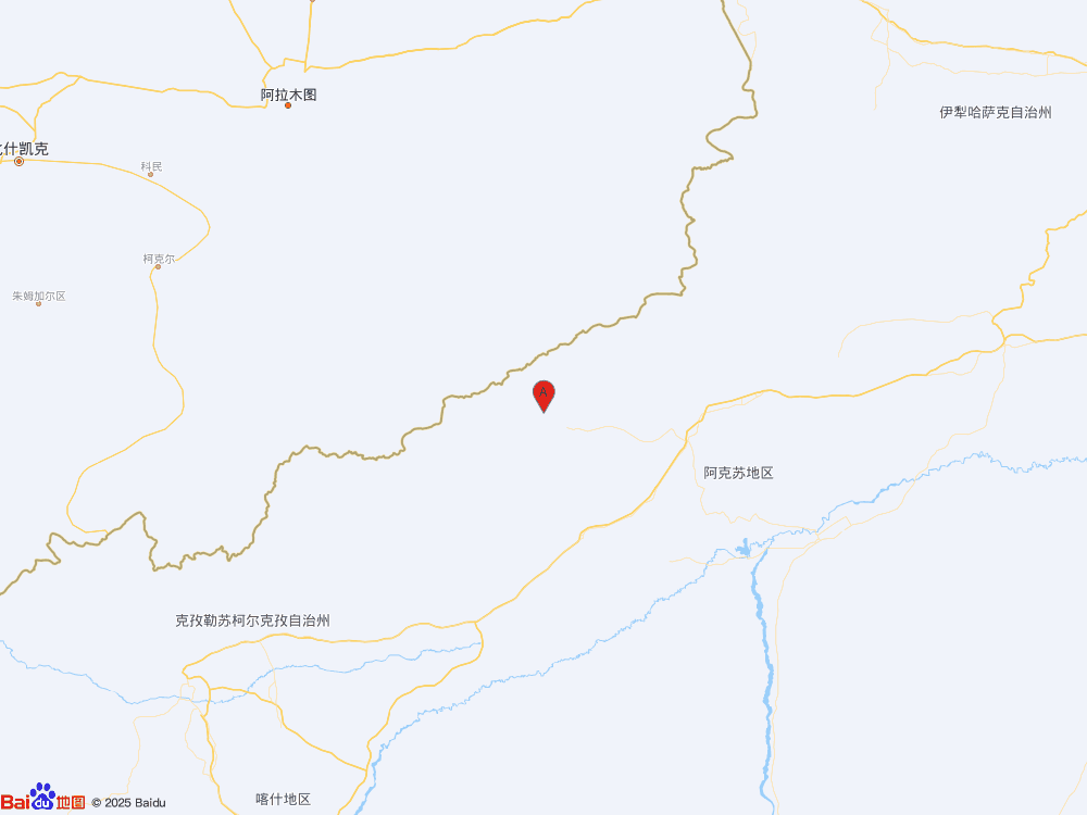 新疆阿克蘇地區(qū)烏什縣發(fā)生4.0級地震