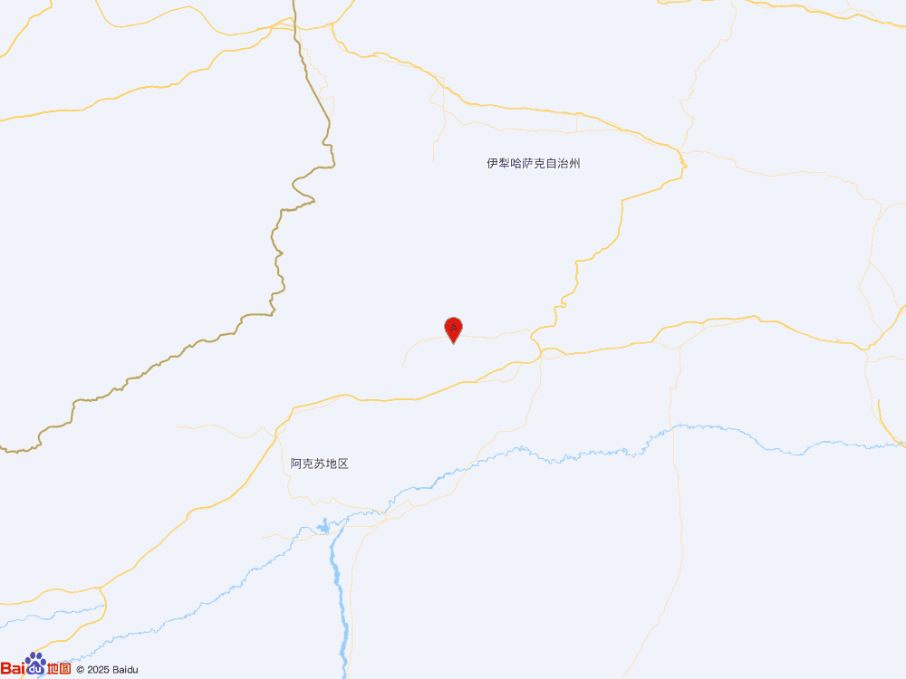 新疆阿克蘇地區(qū)拜城縣發(fā)生3.0級地震