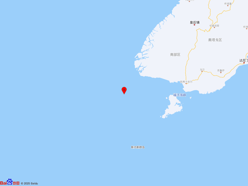 新西蘭南島西岸遠(yuǎn)海發(fā)生6.8級(jí)地震