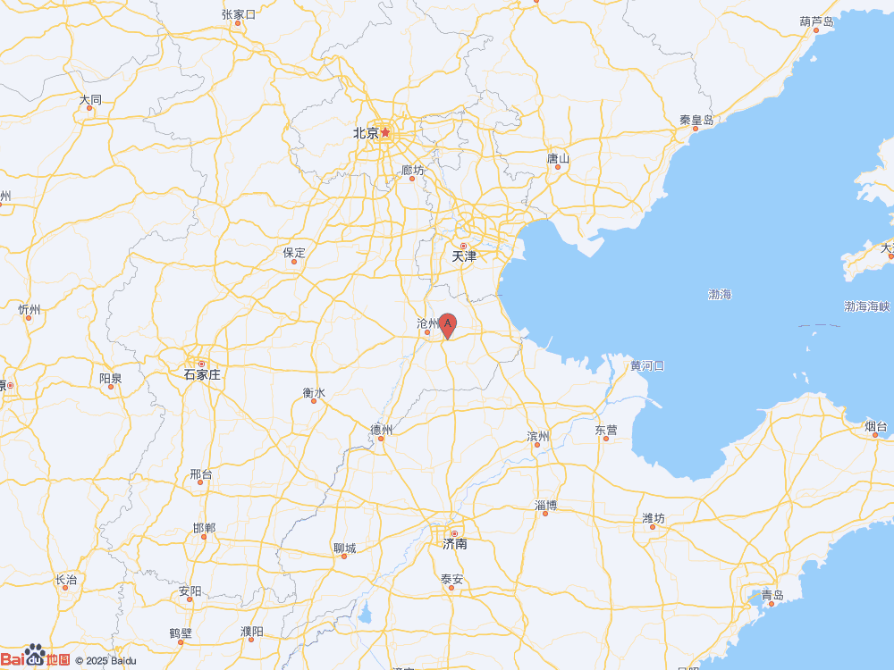 河北滄州市滄縣發(fā)生2.8級(jí)地震