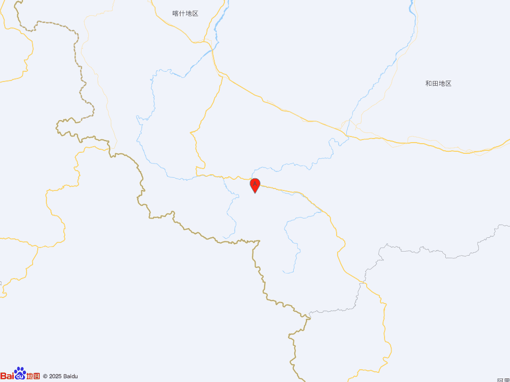 新疆和田地區(qū)皮山縣發(fā)生3.9級地震