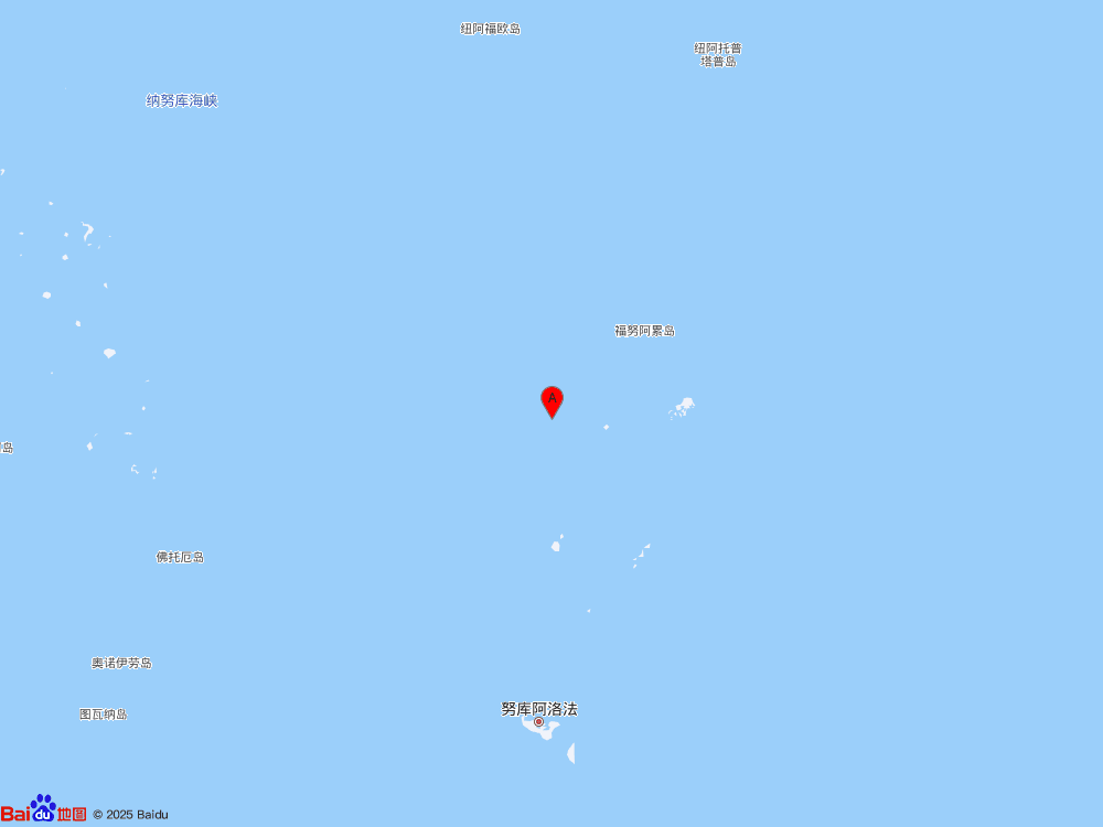 湯加群島（北緯-18.70度，東經(jīng)-175.10度）發(fā)生6.4級地震