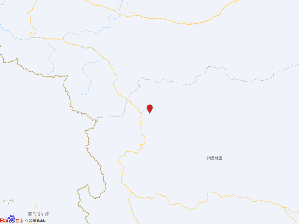 西藏阿里地區(qū)日土縣（北緯34.58度，東經(jīng)80.66度）發(fā)生3.1級(jí)地震