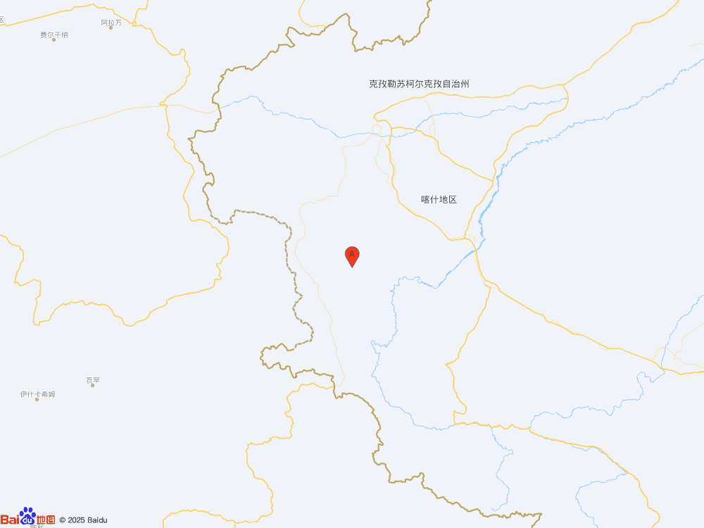 新疆克孜勒蘇州阿克陶縣（北緯38.12度，東經(jīng)75.67度）發(fā)生3.0級地震