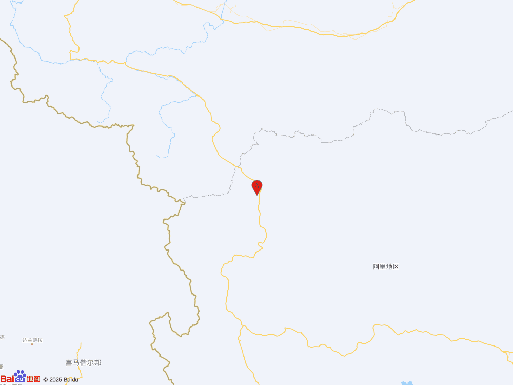 西藏阿里地區(qū)日土縣（北緯34.50度，東經(jīng)80.35度）發(fā)生3.8級(jí)地震