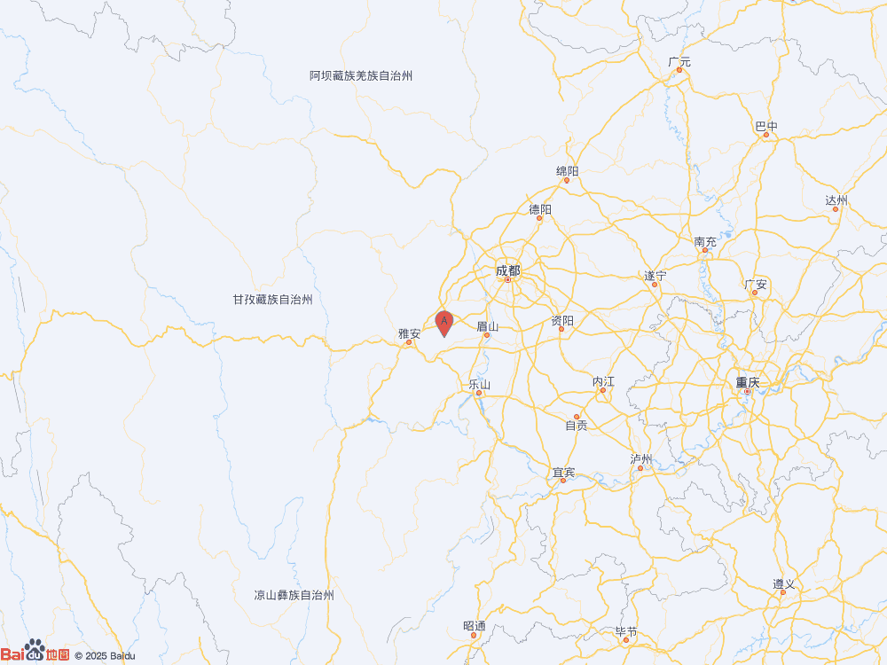 四川成都市蒲江縣（北緯30.11度，東經(jīng)103.41度）發(fā)生3.6級地震