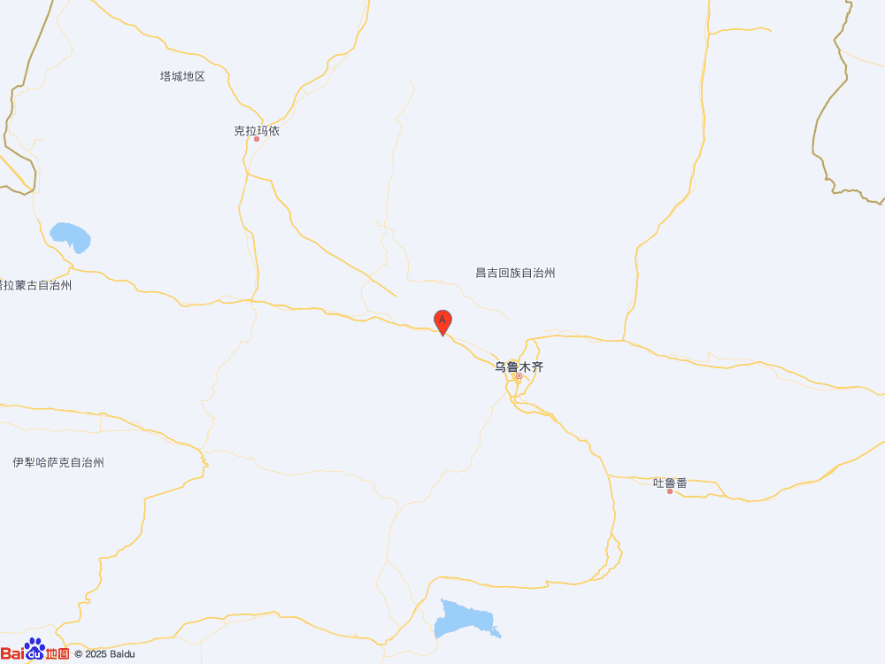 新疆昌吉州呼圖壁縣（北緯44.17度，東經(jīng)86.83度）發(fā)生3.8級地震