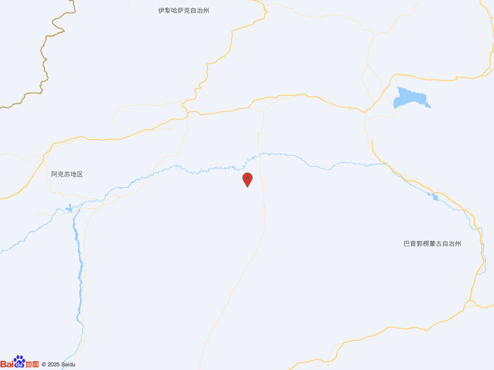 新疆阿克蘇地區(qū)沙雅縣（北緯40.76度，東經(jīng)84.02度）發(fā)生3.3級地震