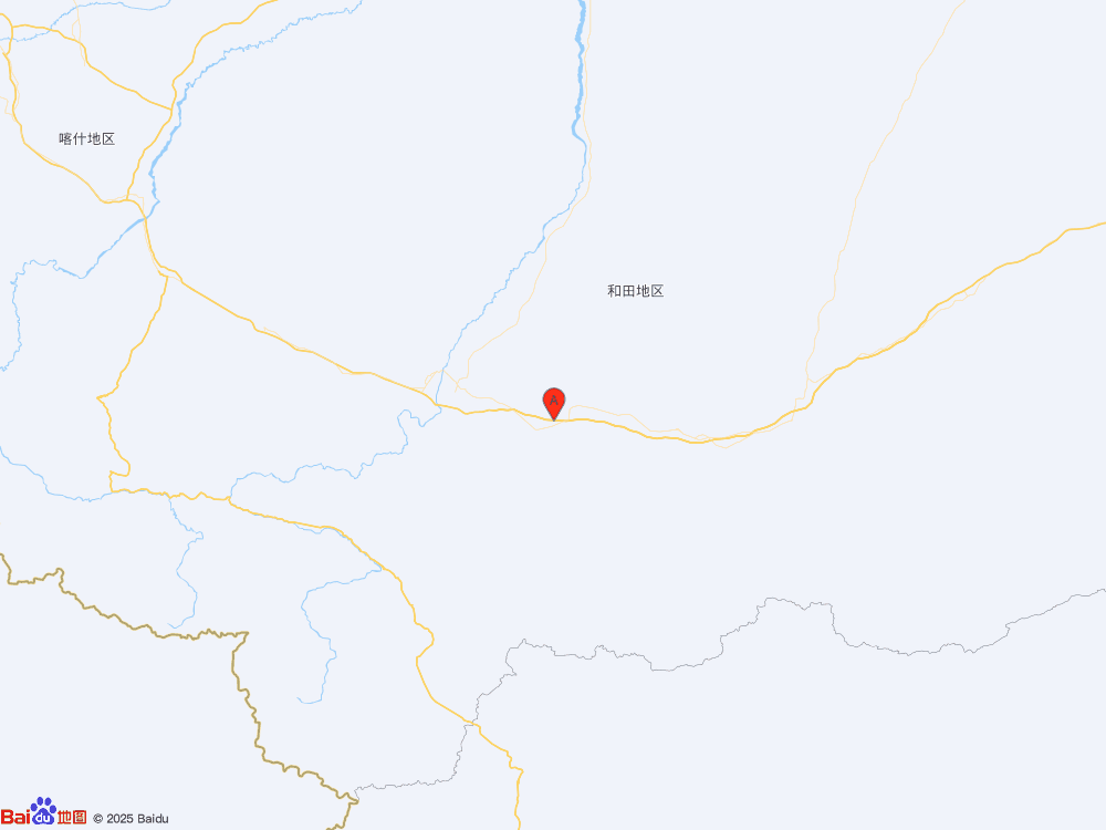 新疆和田地區(qū)策勒縣（北緯36.96度，東經(jīng)80.69度）發(fā)生3.1級(jí)地震