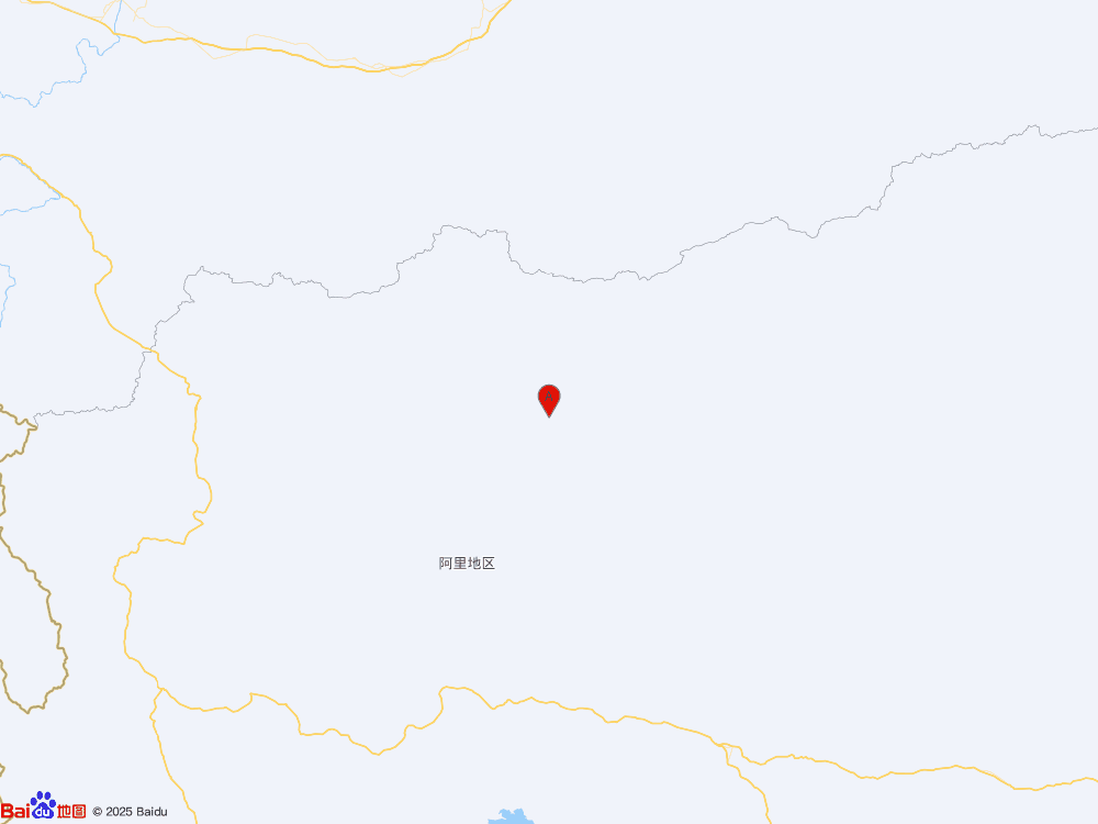 西藏阿里地區(qū)改則縣（北緯34.45度，東經(jīng)83.35度）發(fā)生3.0級地震